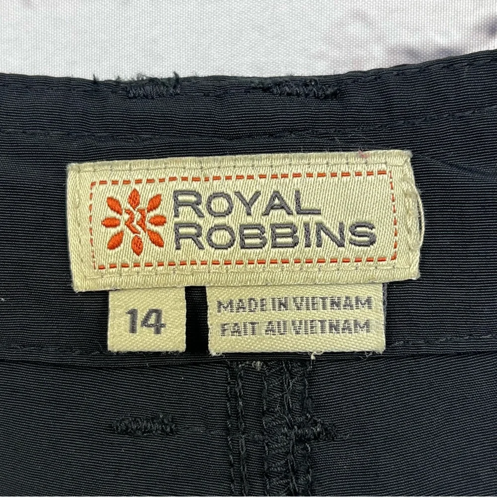 Royal Robbins Backcountry Shorts Black Sz 14